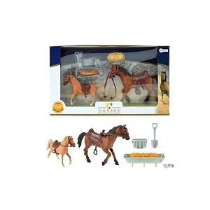 Implicaties Vriendelijkheid gebruiker Twee paarden met accessoires - Dagros-Brunsting Groothandel